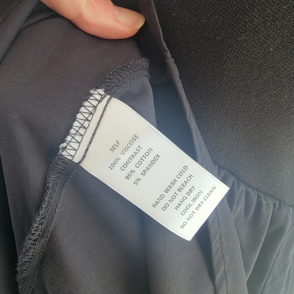 All Row Lucinda Black Midi Market Dress Size Small Minimalist Preppy Neutral - Picture 14 of 15